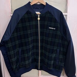 Adidas Tartran Corduroy Bomber Jacket Size XL